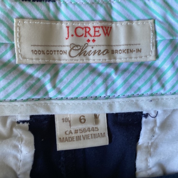 J Crew Chino Navy Shorts - Picture 3 of 3